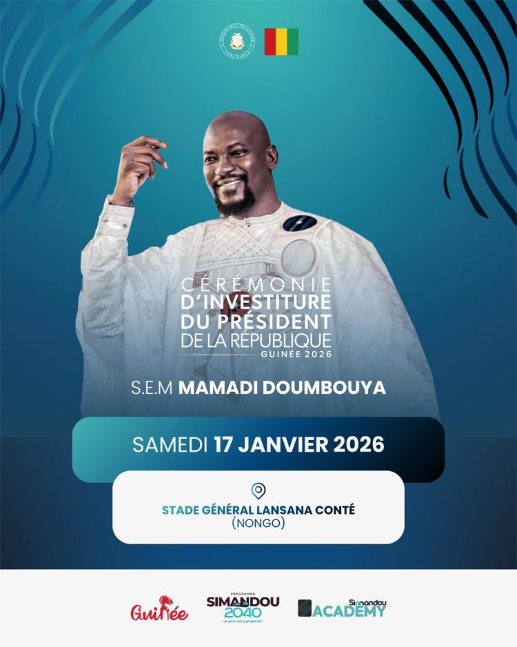 Présidentielle 2026 : la cérémonie d’investiture du Président de la République prévue le 17 janvier