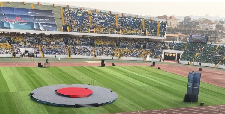 INVESTITURE AU STADE DE NONGO Stade Général Lansana Conté : une marée humaine pour l’investiture du Président Mamadi Doumbouya